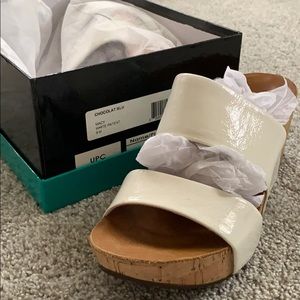 Chocolate Blu wedge sandals